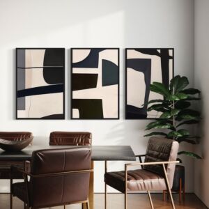 طقم لوحات 3 قطع جدارية يولي