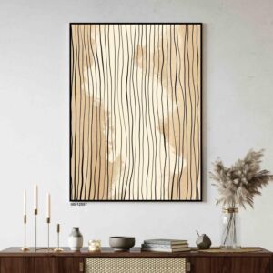 لوحة جدارية فنية يندال 70x100 سم - برواز اسود