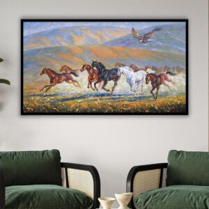 لوحة جدارية فنية هاربي - قماش كانفس