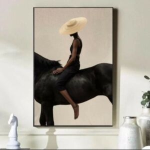 لوحة جدارية سكالا 150x100 سم - برواز اسود