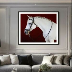 لوحة جدارية غانا 120x150 سم - برواز خشبي