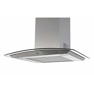 شفاط باوماتيك 60 سم جداري تصميم زجاج منحني قوة شفط 900 متر مكعب