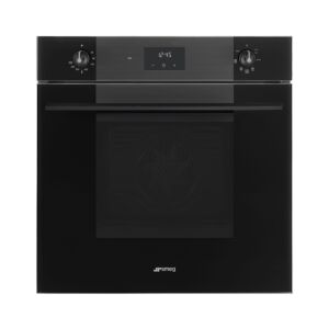 فرن سميج مدمج 6 برامج طهي ومساعد مروحة - 70 لتر - أسود
