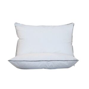 طقم وسائد الفندقية ستار - قطعتين - ابيض