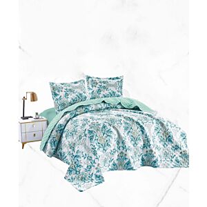 طقم لحاف كينغ جيني 4 قطع مشجر