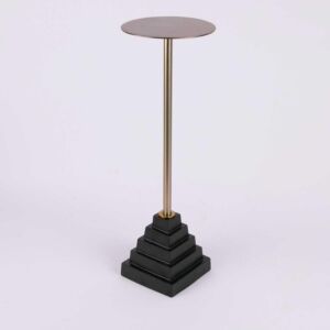 طاولة جانبية من يونكو ديزاينز - ذهبي واسود