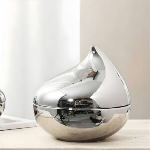 تحفة ديكور روكيا 20 سم - فضي