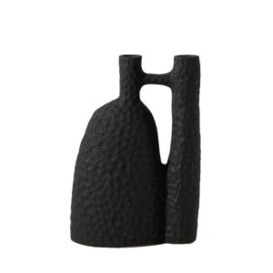 مزهرية سيراميك من شنزن فلولنكو شاولا - اسود