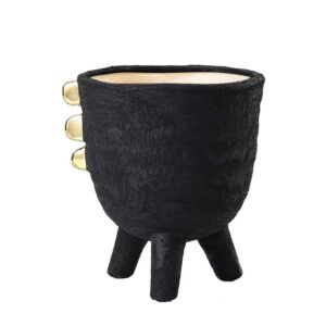 مزهرية سيراميك من شنزن فلولنكو - اسود