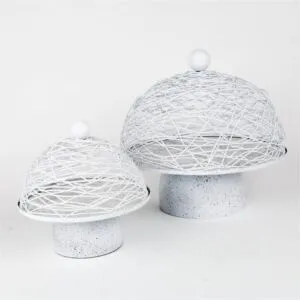 حامل كيك حجم كبير من ستيفنسون - ابيض