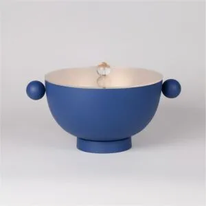 Large Serving Bowl with Lid Italica - Blue