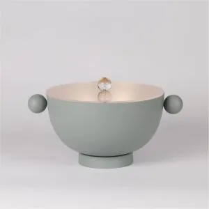 Large Serving Bowl with Lid Italica - Gray