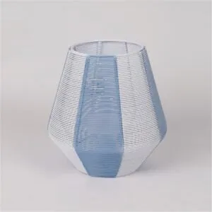 حامل شموع كبير من ميموسا - ازرق