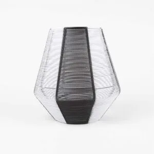 حامل شموع كبير من ميموسا - اسود