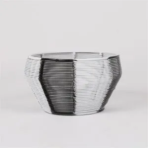 سلة تخزين حجم متوسط من ميموسا - اسود