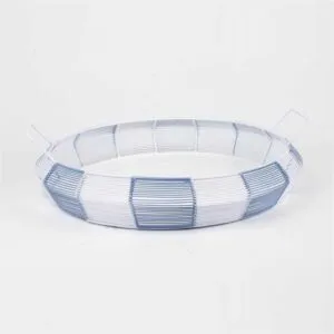 Small Serving Tray from Mimosa - Blue