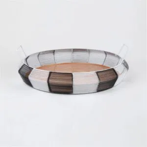 Small Serving Tray from Mimosa - Black