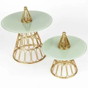 حامل كيك حجم صغير من ستيفنسون - اخضر