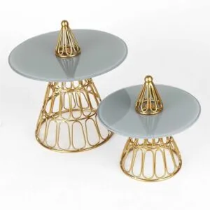 حامل كيك حجم كبير من ستيفنسون - رمادي