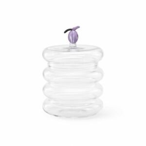 وعاء تقديم تمر مع غطاء من أزيلا لاي - شفاف