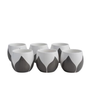 طقم فنجان قهوة أزوريا ليندا - 6 قطع - متعدد الالوان