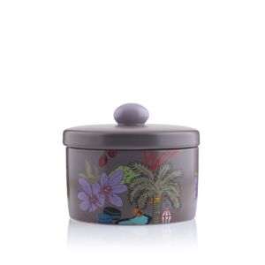 وعاء تقديم تمر مع غطاء من ملاذ