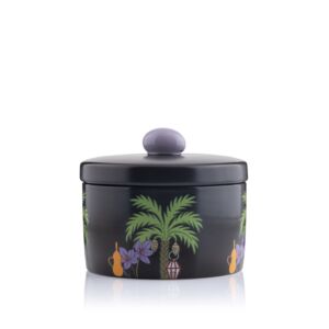 وعاء تقديم تمر مع غطاء من نقاء