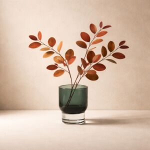 فازة ميرا زجاج - اخضر غامق