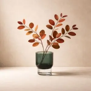 فازة ميرا زجاج - اخضر غامق