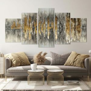 لوحه جدارية كانفس لوران - مقسمة - 5 قطع