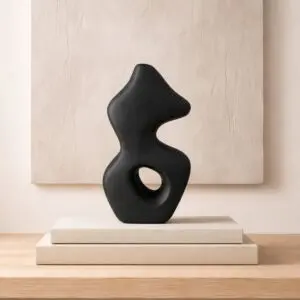 تحفة ديكور ابيلا صغيرة - اسود