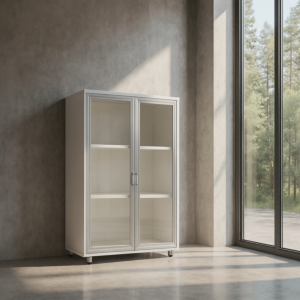 دولاب ملفات قصير لون ابيض مقاس 800W-400D-800H موديل