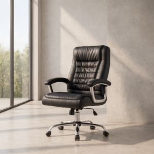 كرسي مكتب متحرك جلد اسود - بني - بيج - اخضر - رصاصي-ابيض الموديل XH-9233