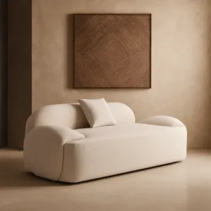 كنبة ثلاثية اياش - بيج فاتح