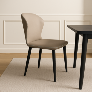 كرسي طاولة طعام ريمو - رمادي