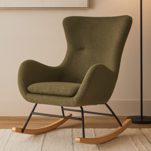 كرسي هزاز روزالينا - أخضر