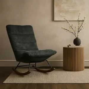 كرسي استرخاء هزاز مدونا - اخضر