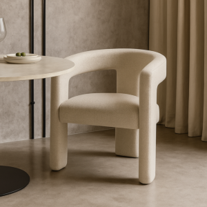 كرسي طعام اجمس - بيج