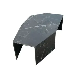 طاولة قهوة رخام رونو - اسود