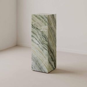 طاولة جانبية رخام طبيعي برازيلي - 110 سم