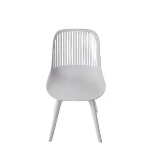 كرسي خارجي جيري - ابيض