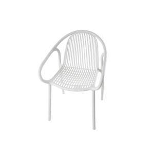 كرسي خارجي جيراي - ابيض
