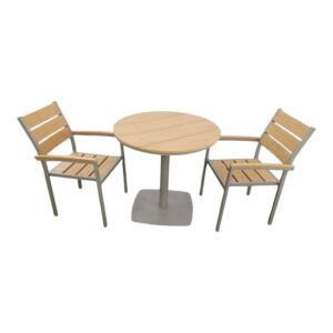 طقم جلسة خارجية 3 قطع مينسو - بني