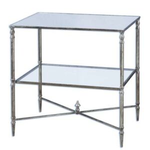 HENZLER SILVER END TABLE