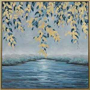 لوحة زيتية يدوية ريفر