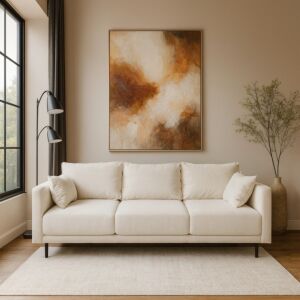 كنبة روبينا - 3 مقاعد 180 سم - اوف وايت