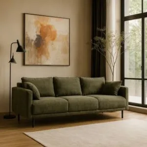 كنبة روبينا - 3 مقاعد 200 سم - اخضر