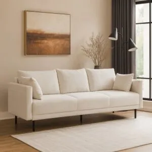 كنبة روبينا - 4 مقاعد 220 سم - اوف وايت