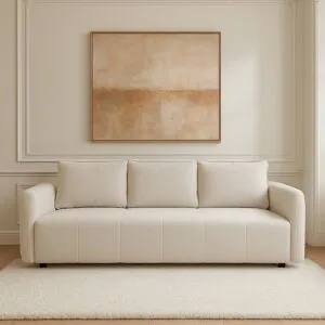 كنبة روكستا - 3 مقاعد 205 سم - اوف وايت