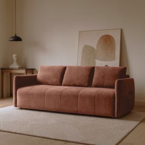 كنبة روكستا - 4 مقاعد 245 سم - بني